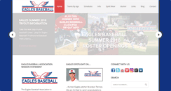 Desktop Screenshot of eaglesbaseballassoc.org