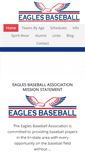 Mobile Screenshot of eaglesbaseballassoc.org